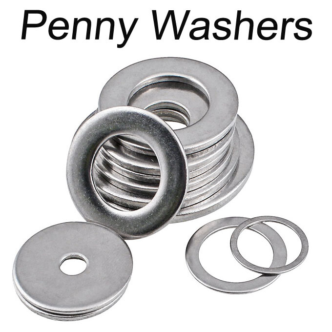 Penny Repair Washers Mudguard Washer M1.6 M2 M3 M4 M5 M6-M36 Stainless Steel A2