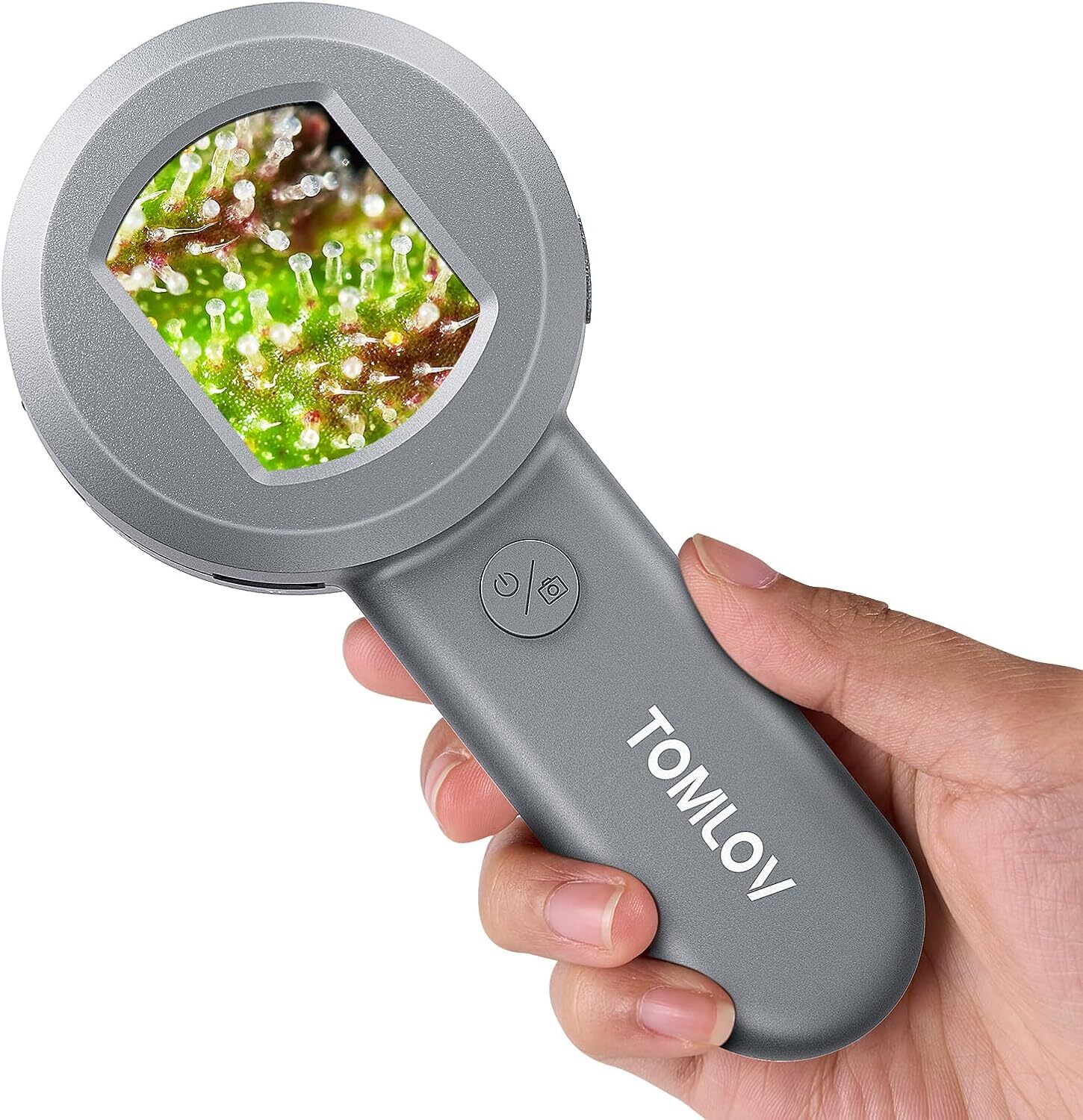 TOMLOV Portable Mini Pocket 1000X Microscope Coin Jeweler Loupe Lens Illuminated