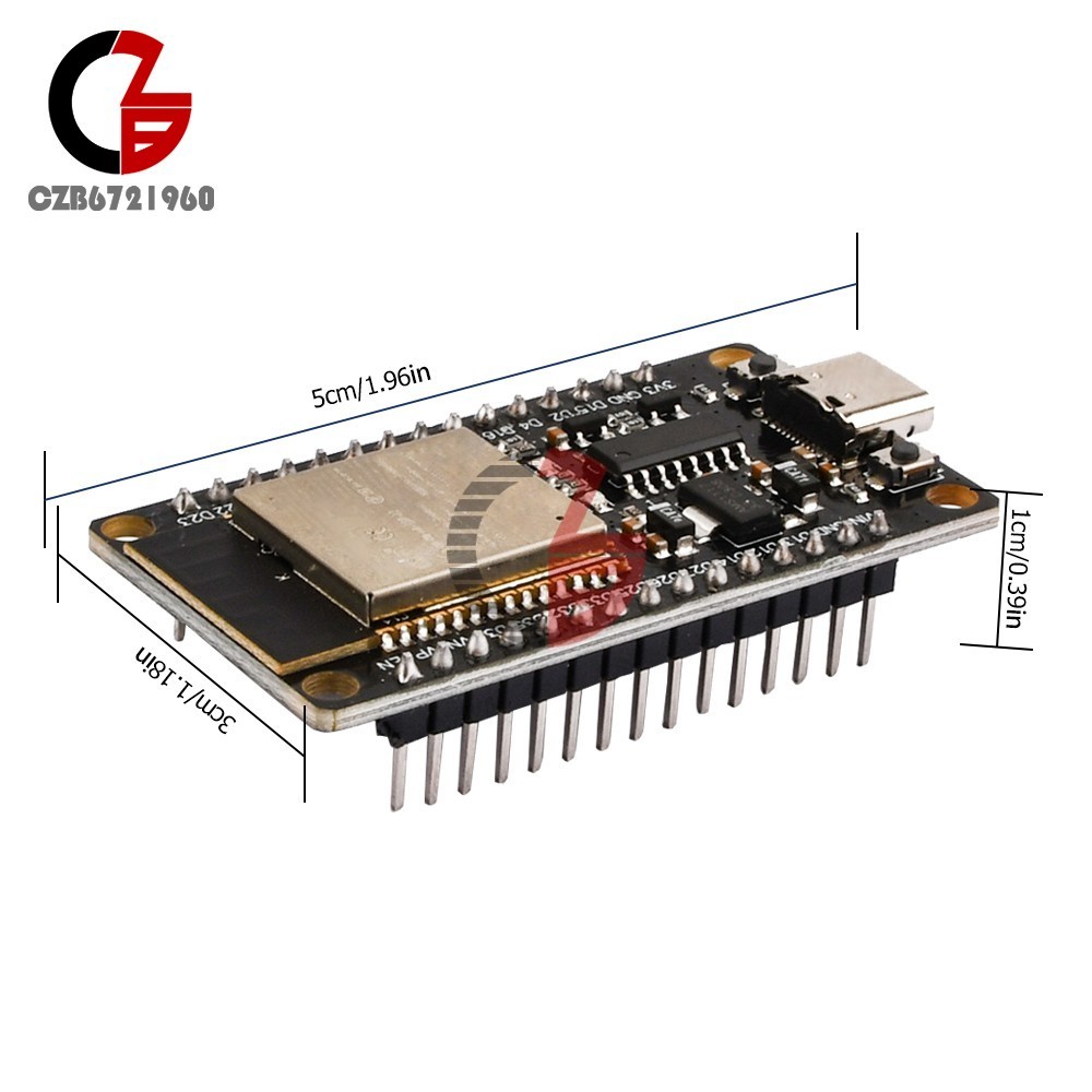 5PCS ESP32 CH340C Type-C Development Board Wifi Bluetooth Ultra Low Power Core
