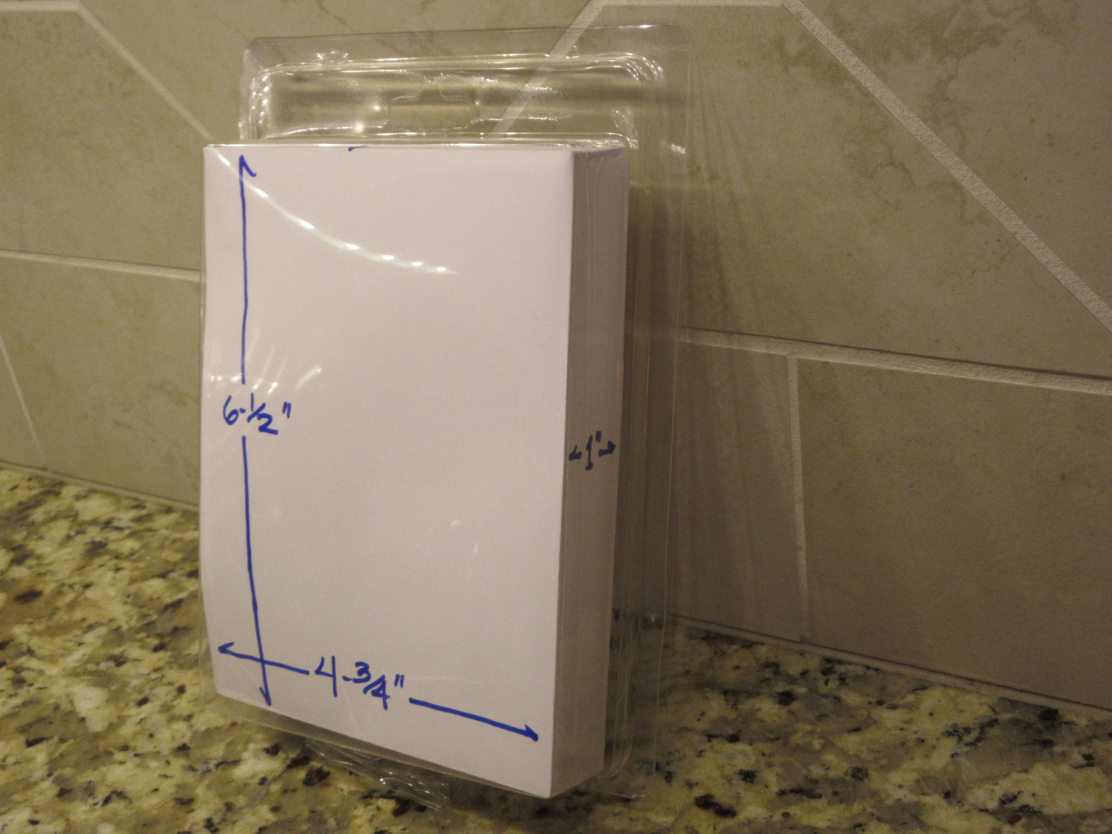 LARGE QTY 100 CLAMSHELL BLISTER PACKS CLEAR BOXES HANGING PACKAGING 4.75×6.5×1″