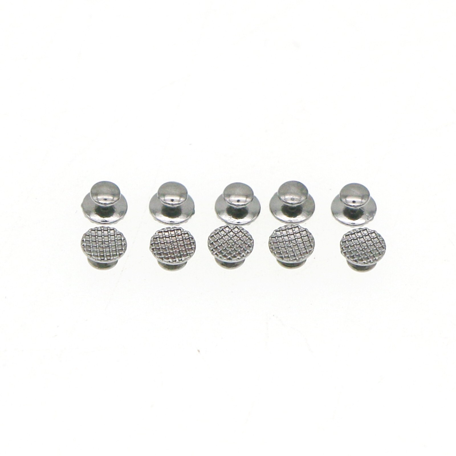 US 100Pcs Dental Ortho Lingual Buttons Ceramic/Metal Bondable Round Mesh Base