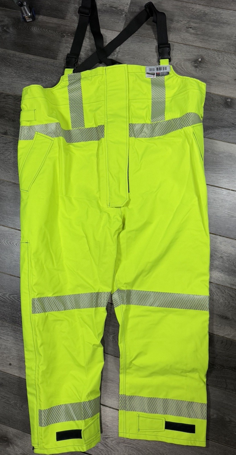 Hi-Vis Neon Yellow Safety Pants Waterproof Reflective Gore-Tex FR Workwear XXL