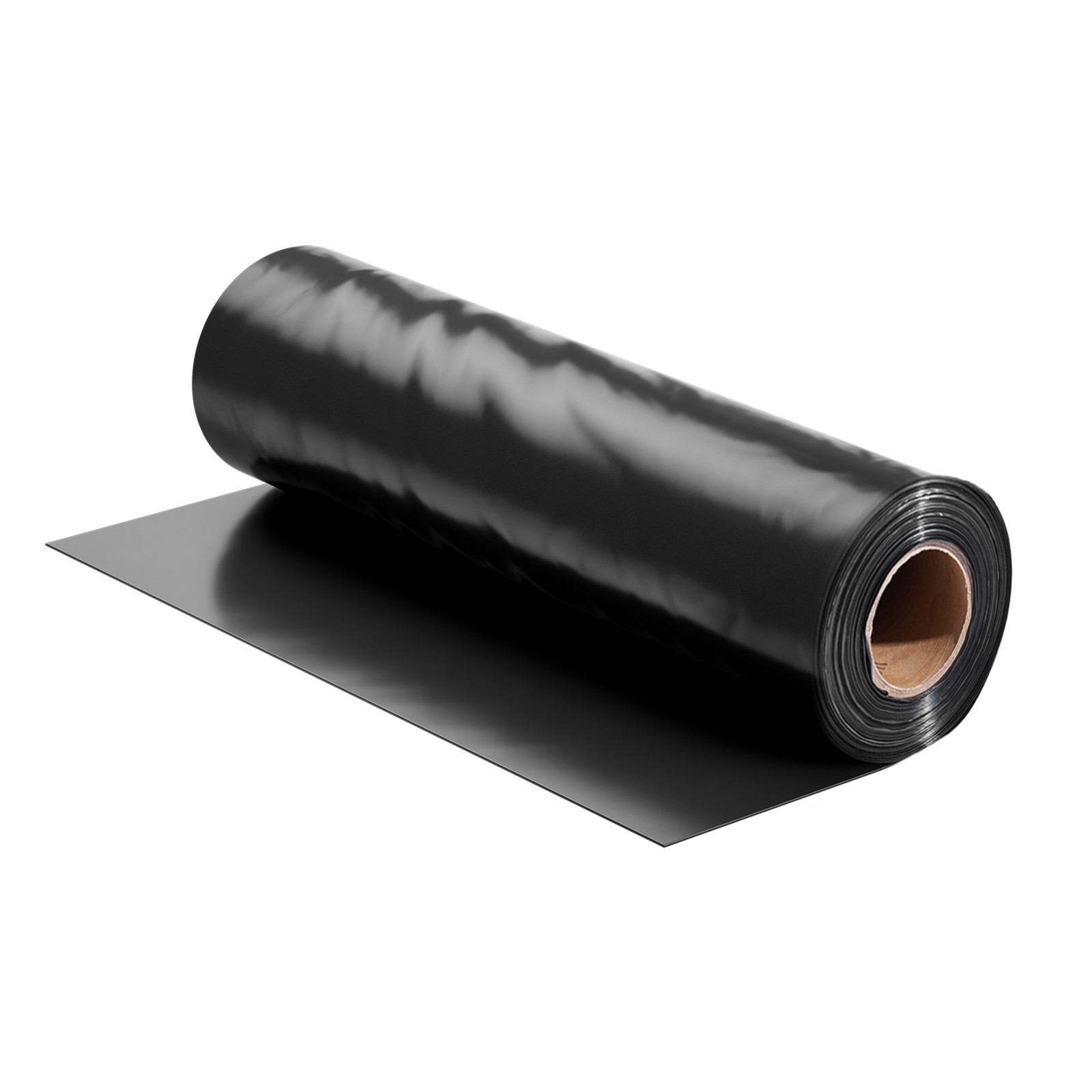 10Mil Plastic Sheeting Roll 5 x 100 FT Heavy Duty Polyethylene Black