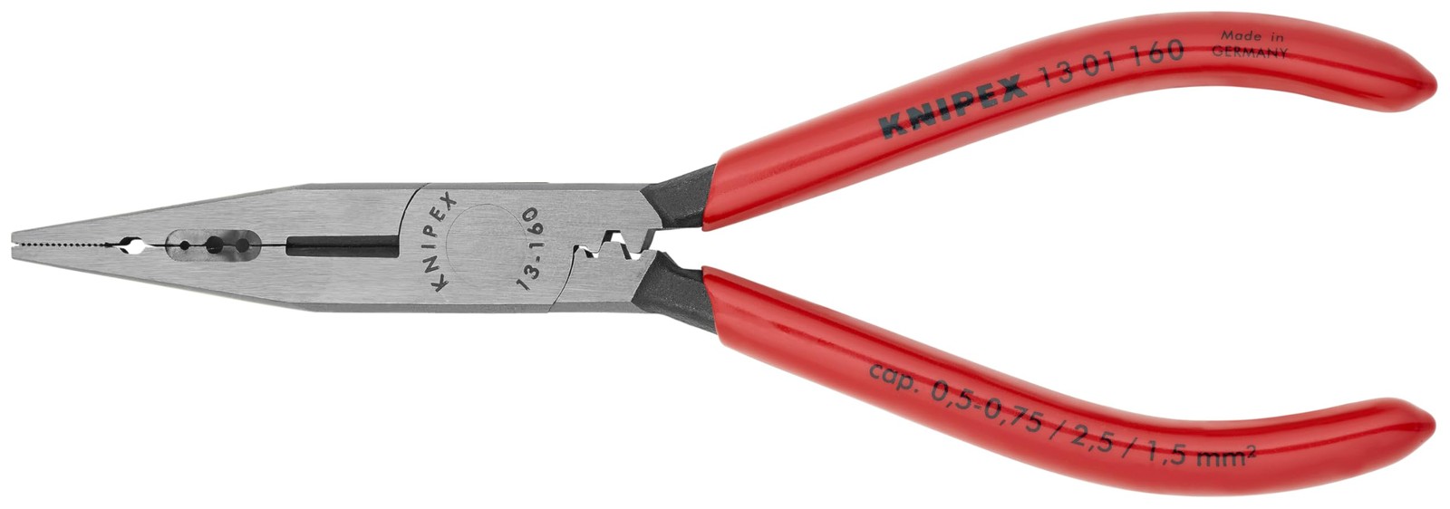 KNIPEX 4-in-1 Electricians’ Pliers-Metric Wire One Size, Multi