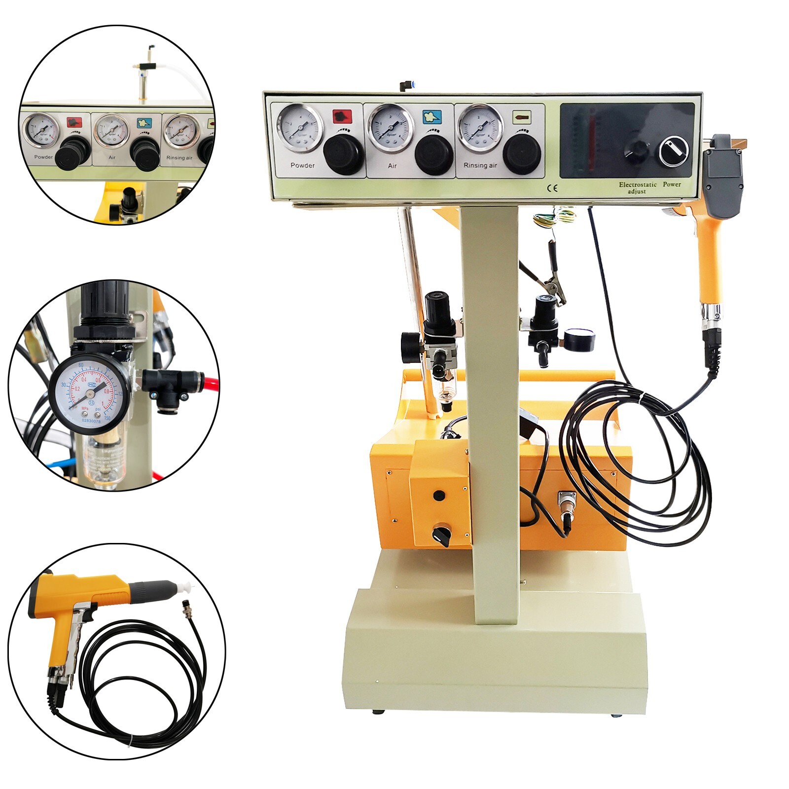 Vibrating Coating Machine Paint Sprayer Electrostatic Plastic Spraying WX-101