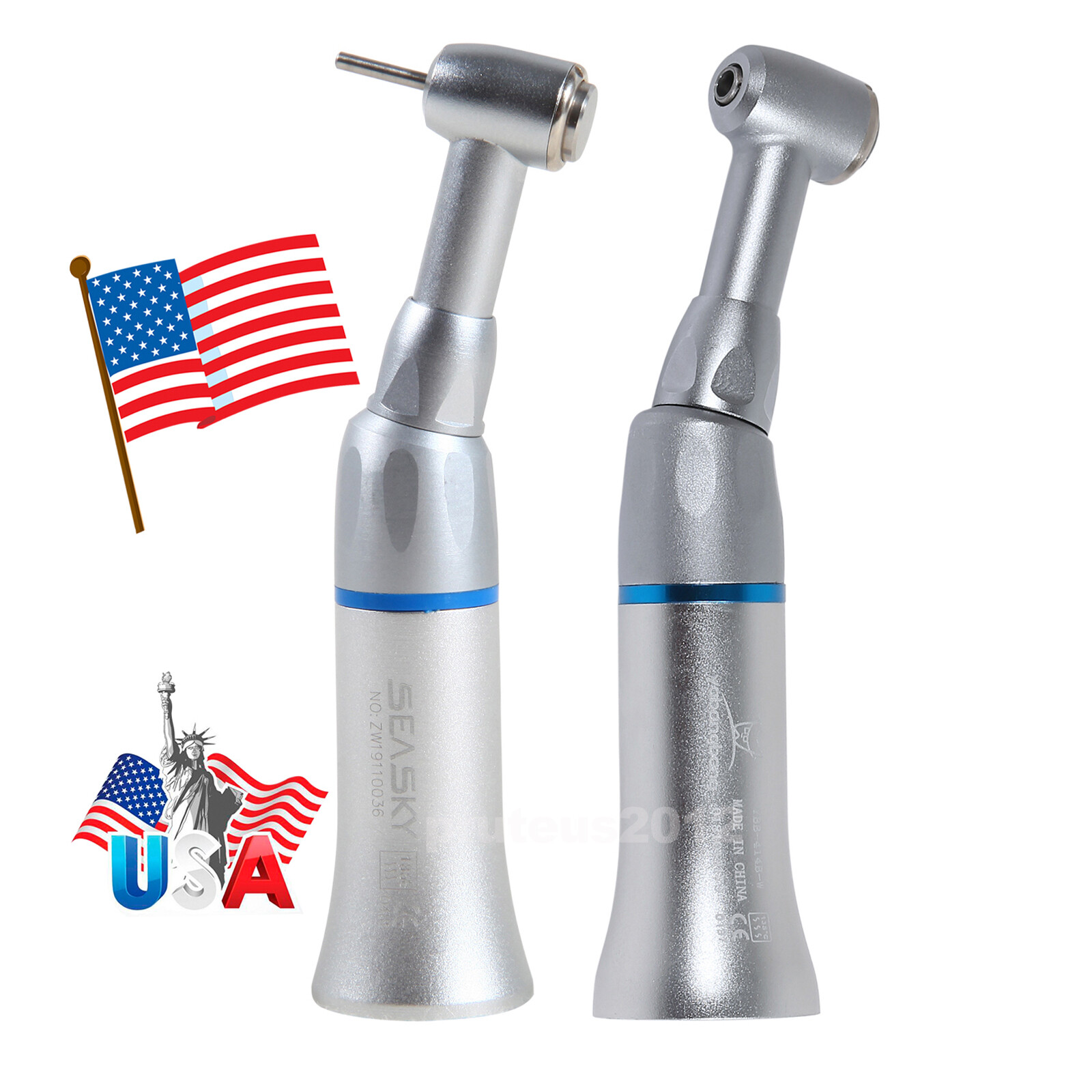 NSK Style Dental Slow Speed Contra Angle Handpiece Fit Latch/Friction Grip Burs