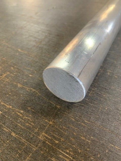 1-1/2″ Diameter Aluminum Rod x 12″ Long, 6061 Aluminum Round Bar