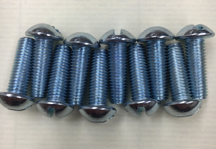1/4-28 X 1/2 Slotted Round Head Machine Screw Fine Thread 1/4″ 1/2″ (25 Pieces)