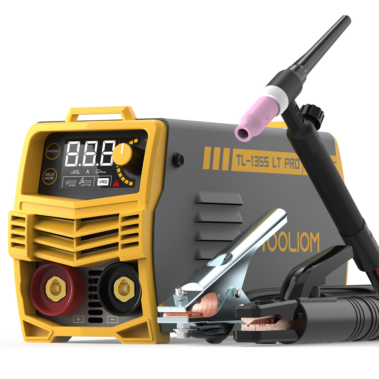 135A Stick Welder,110V/220V MMA ARC Inverter Welder Machine with Lift TIG Torch
