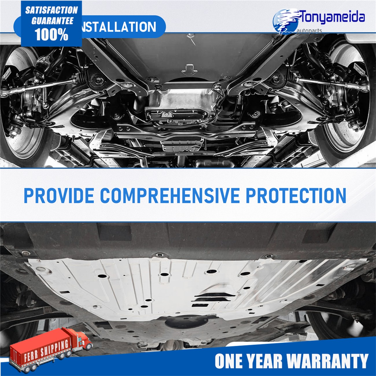 Engine Splash Guard Under Car Shield Cover Board for Honda Civic 2016-2021