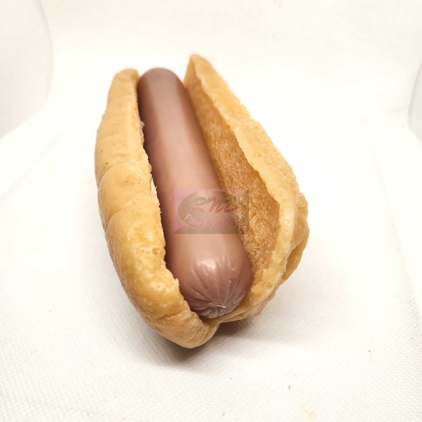 Wax Fresh Cooked Full Size Hot Dog Prop, Display, Fake Hot Dog Priced For 1 ea