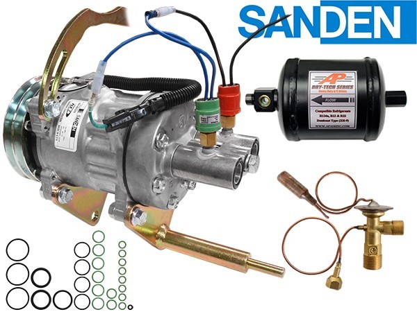 A6 to Sanden Compressor Kit – John Deere 4040 4230 4240 4430 4440 4630 8430 8630