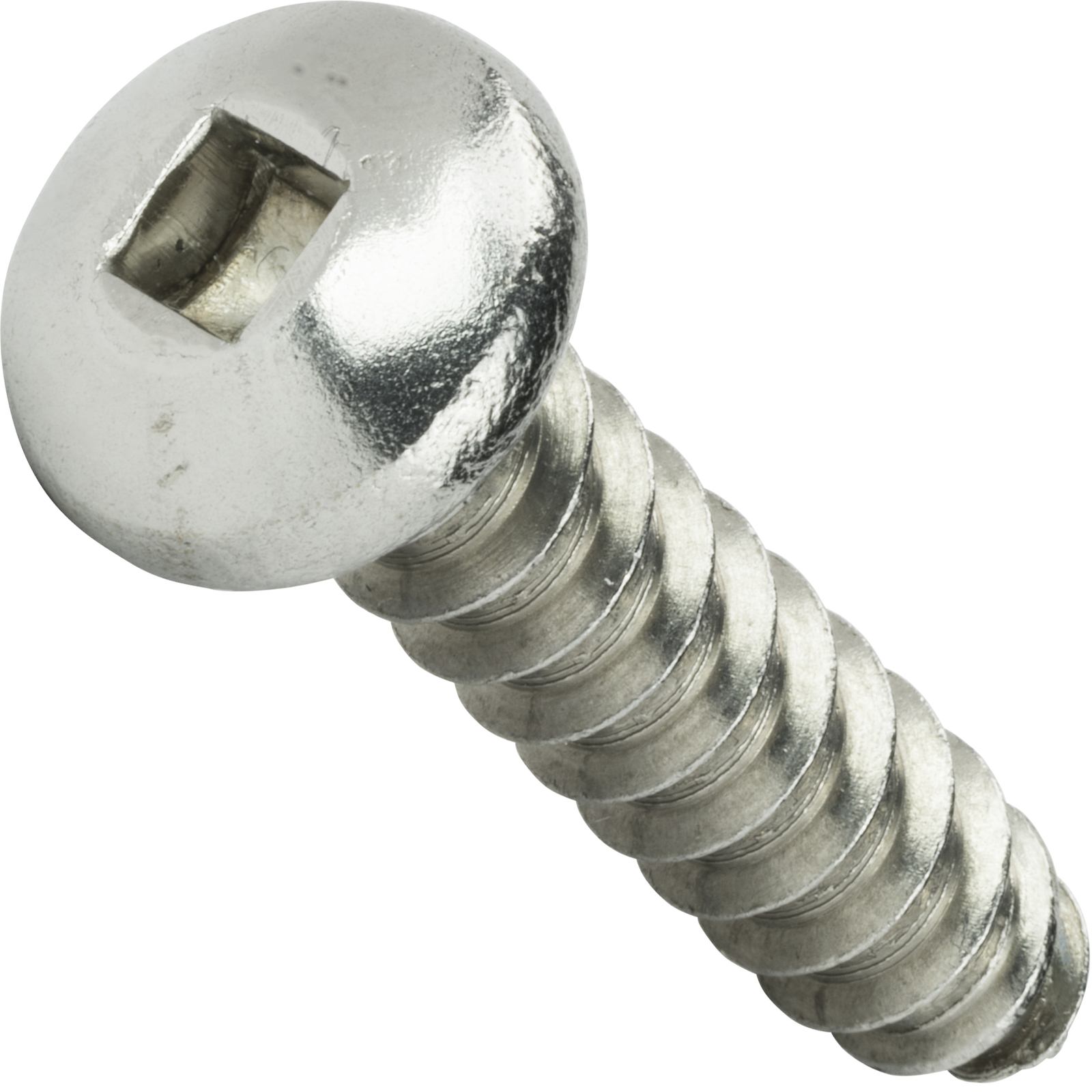 #12 x 1″ Square Drive Screws Self Tapping Pan Head Sheet Metal Stainless Qty 50