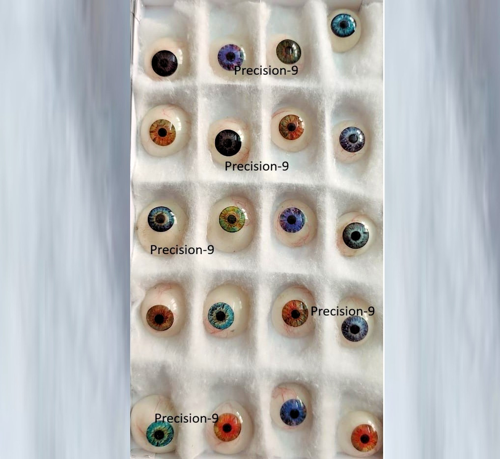 Ophthalmic Prosthetic Eyes Mixed Collection Bulk Lot Of 20PC FREE SHIPPING