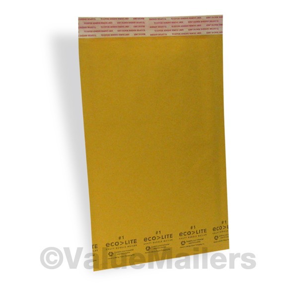 #1 400 7.25×12 Ecolite Kraft Bubble Padded Mailers Envelopes Bags 7.25 x12 100.4