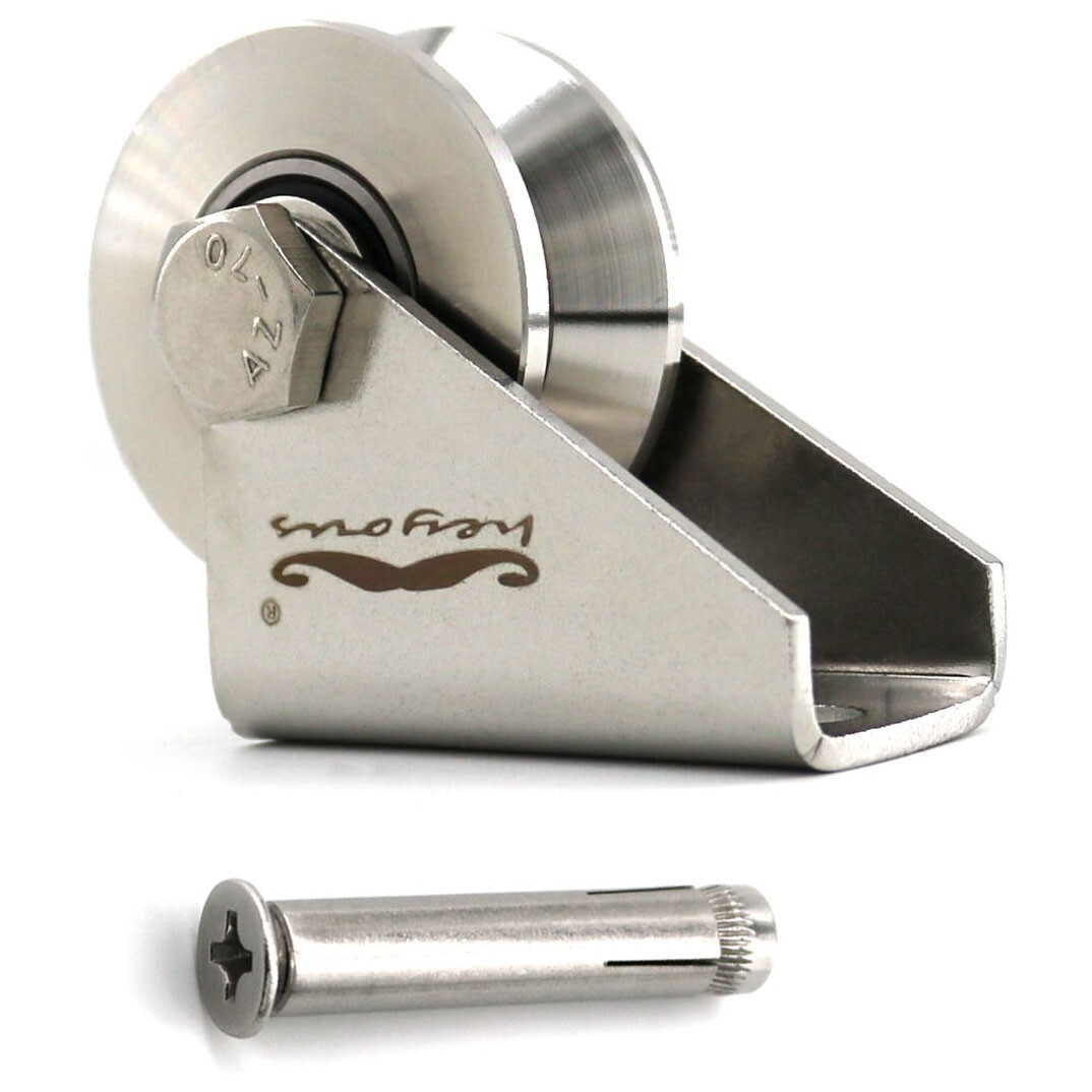 V Groove Pulleys V-Belt V Groove Track Rollers Rigging Pulley Block Sheaves