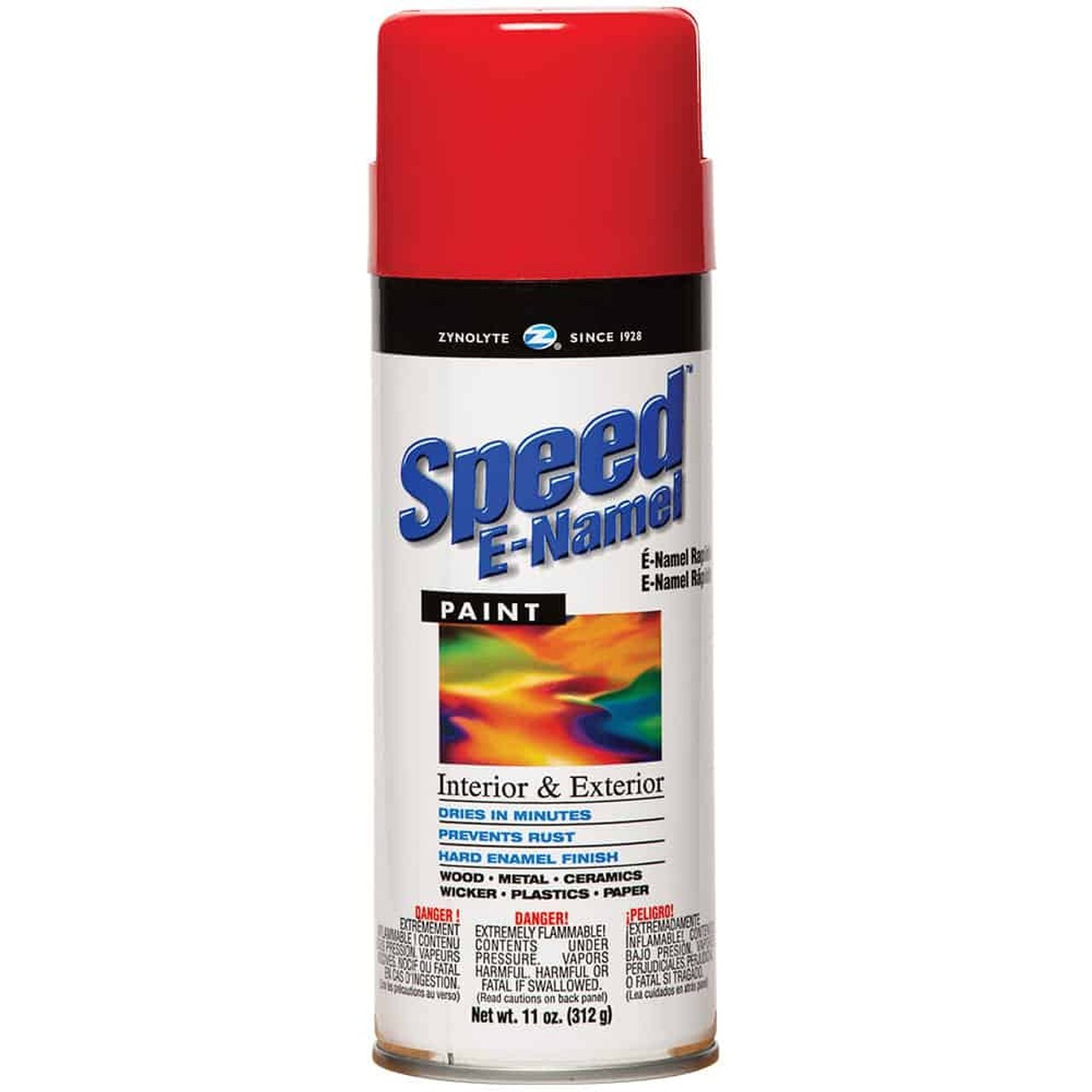 Aervoe Semi Gloss White Zynolyte Speed Enamel Spray Paint 6-Pack Z275