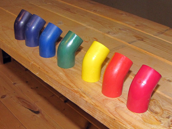 PVC DYES FOR STAINS 10 COLORS CONCENTRATED 1/4 0Z BOTTLES