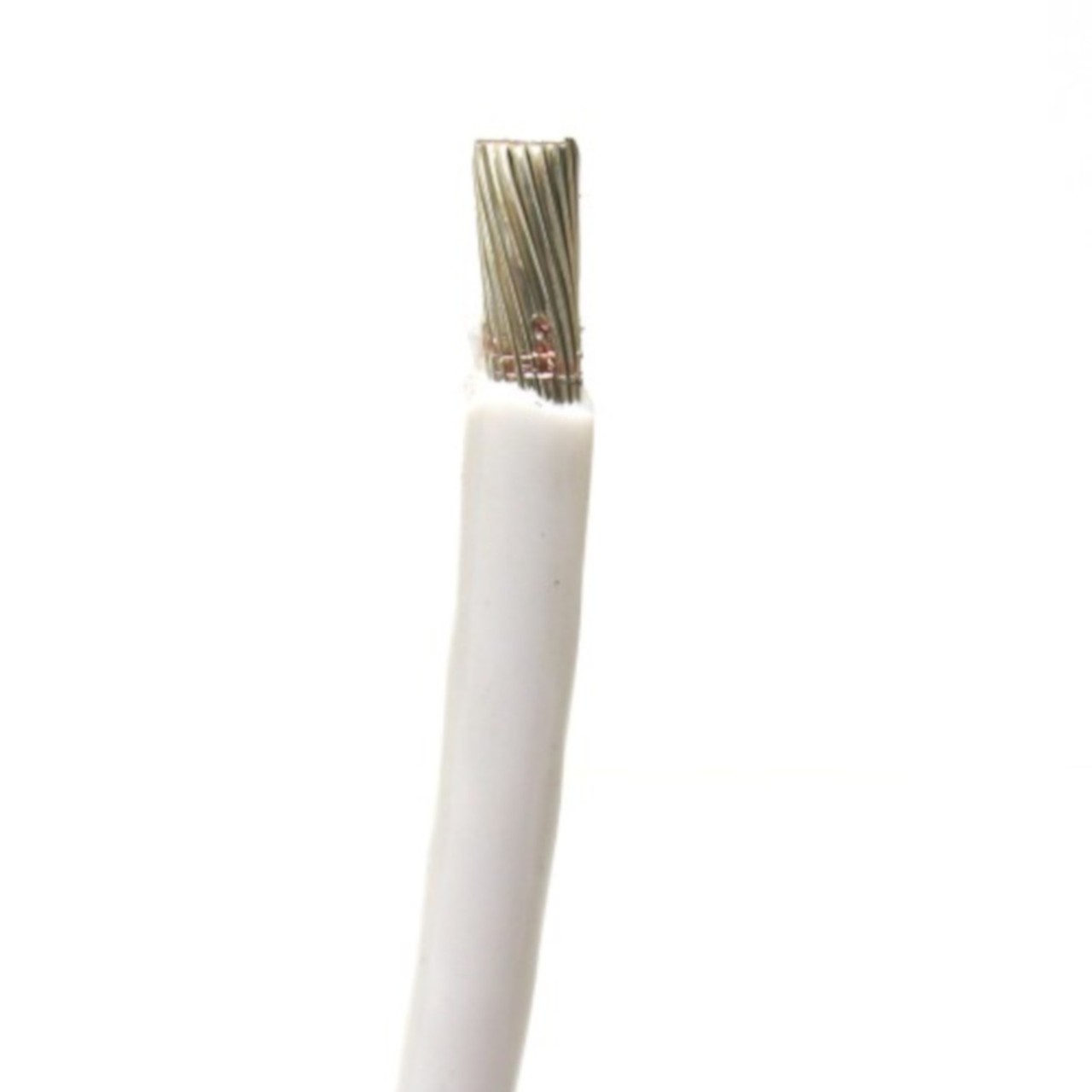 M22759/11-18-9 18AWG Silver Coated Copper PTFE Insulated Wire, White, 527ft