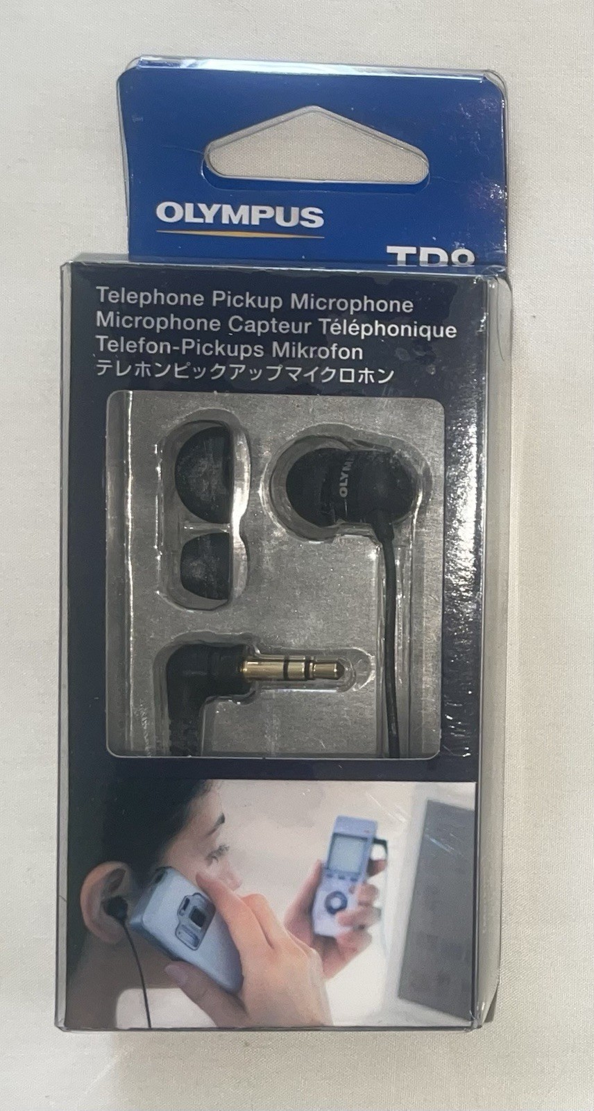 Olympus TP8 Telephone Pickup Microphone for Voice Recorders NEW