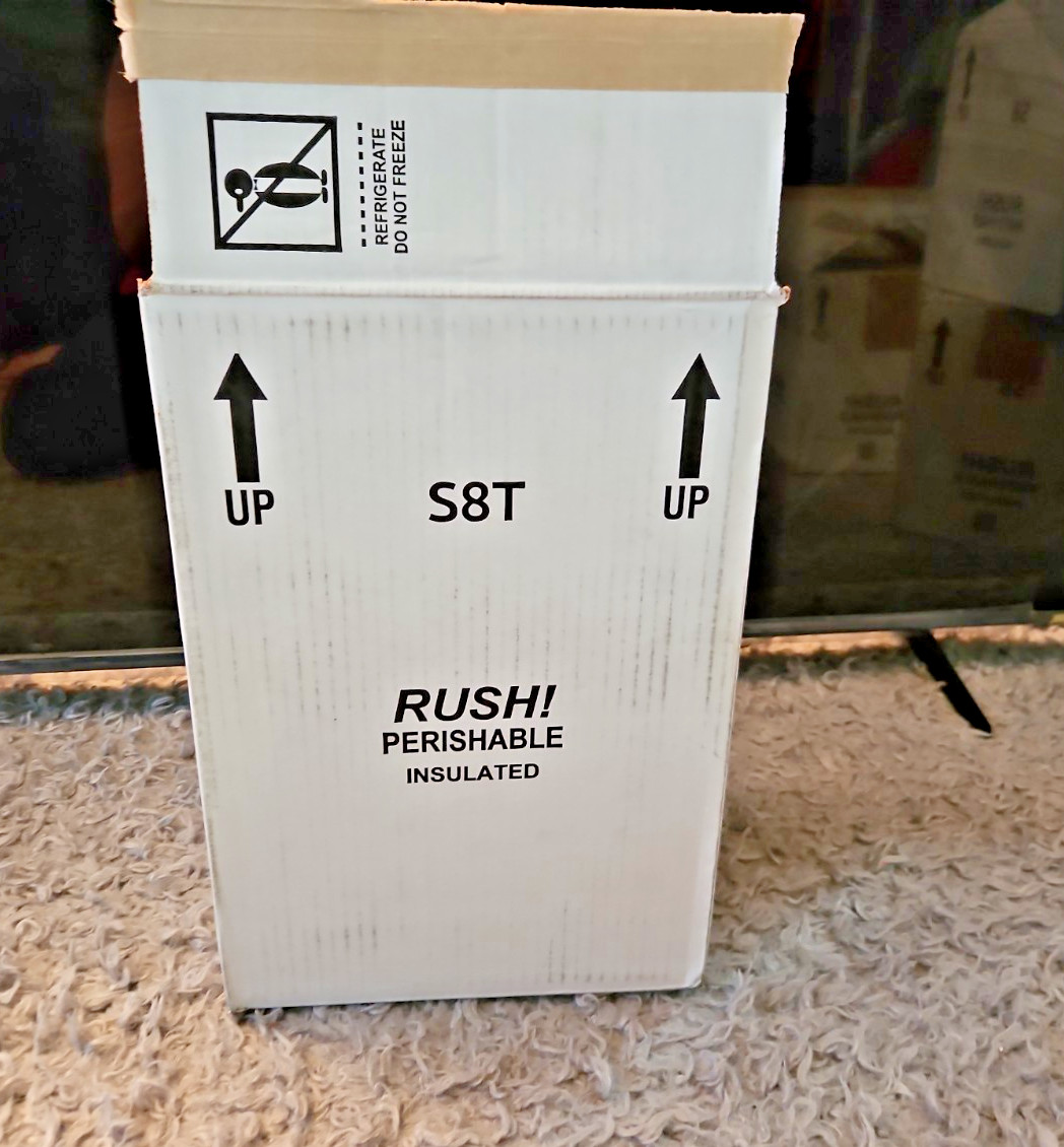 Styrofoam Box with XL BOX with space For Cold Things Inside Dimensions 6″x 8″x8″