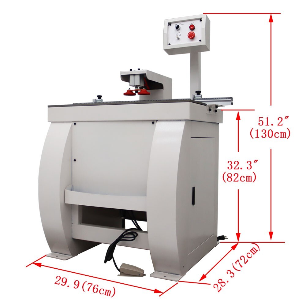 110V Dust-free Pneumatic Woodworking Hinge Drilling Machine 45-9.5 0.6-0.8MPA