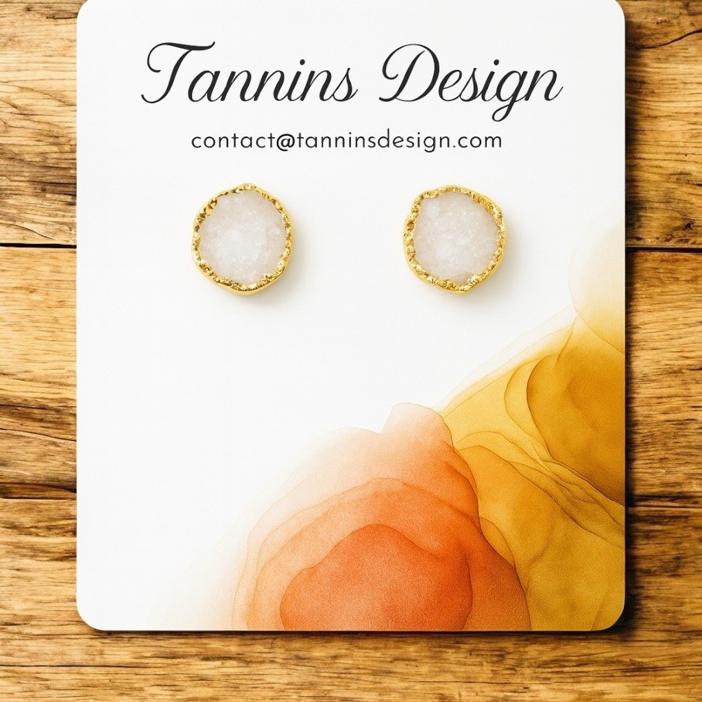 50 pcs Matte White 2-3/4″ x 4″ Custom Printed Jewelry Earring Display Cards