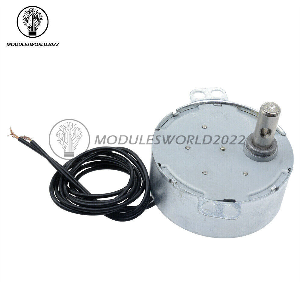 TYC-50 AC12V/110V/220V Synchronous Motor 2.5/3/5/6RPM 4W 50/60Hz For Microwave