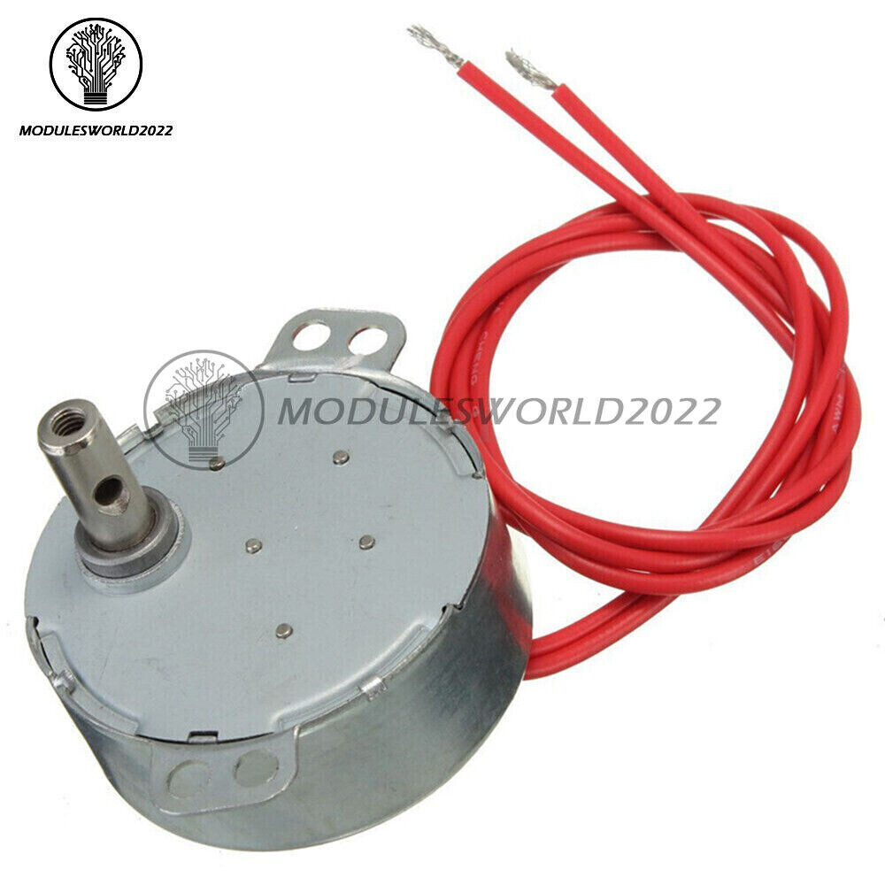 TYC-50 AC12V/110V/220V Synchronous Motor 2.5/3/5/6RPM 4W 50/60Hz For Microwave