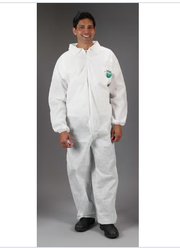 LOT Of 5- Disposable Coverall Protective Cleaning Spraying Painting Hazmat Suit