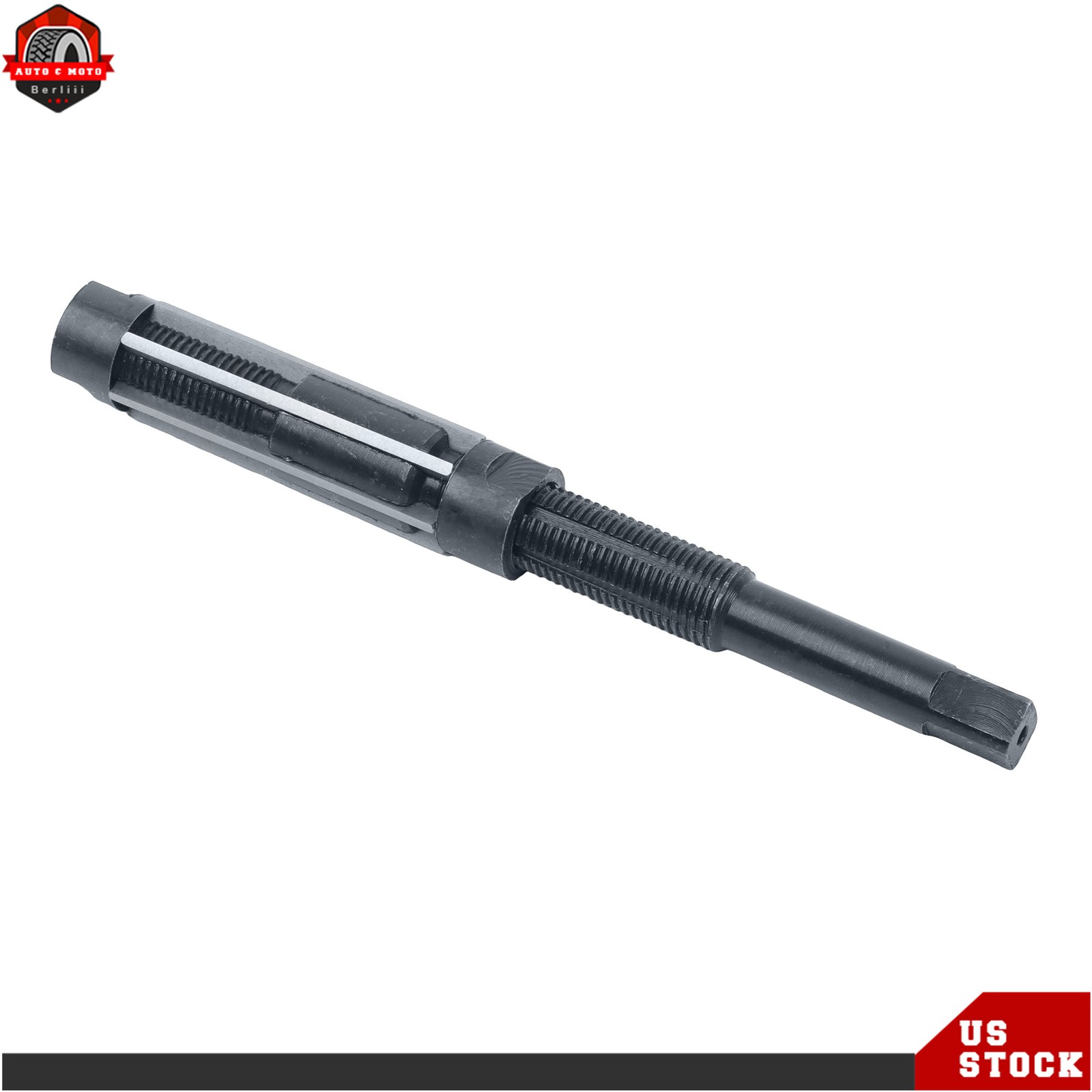 Adjustable 181mm Hand Reamer 19-21mm Cut Dia HSS 6 Flutes Milling Cutter Tool