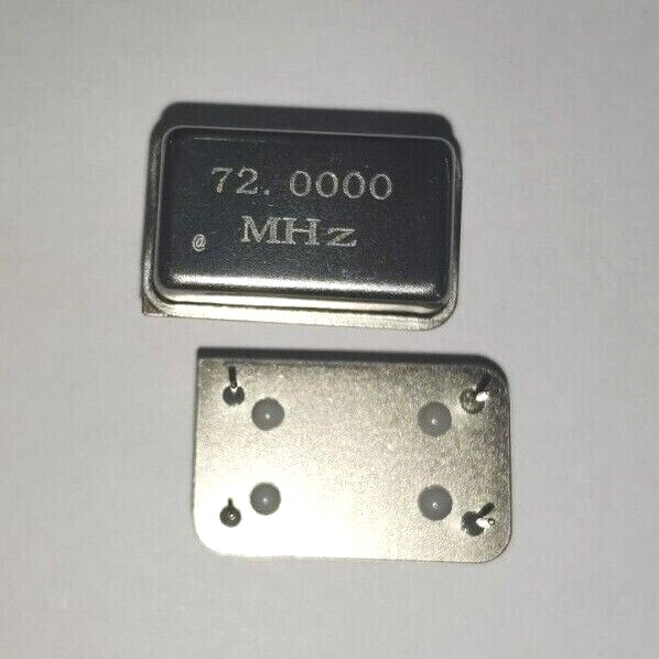 4PCS 72MHZ 72.000MHZ Crystal Clock Oscillator HCMOS 5V rectangle DIP14/DIP-14