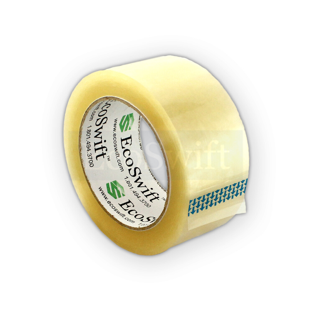 6 ROLLS EcoSwift Carton Box Sealing Packaging Packing Tape 1.6mil 2″ x 330 feet