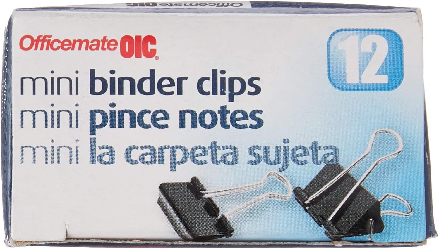 Corrosion-Resistant Mini Binder Clips, 12 Count – Elegant Office Solution