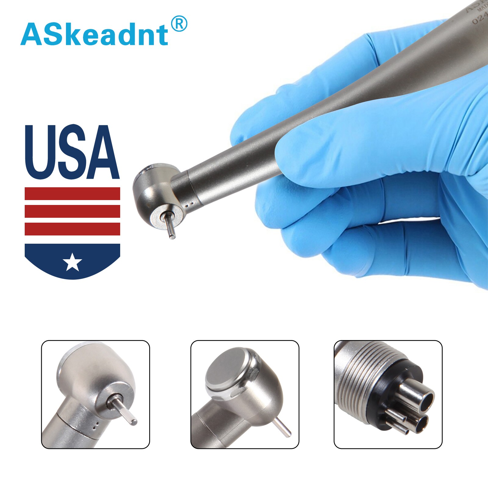 10 Yabangbang Dental High Speed Handpiece Push 3 Spray Turbine 4Hole Fit NSK KaV