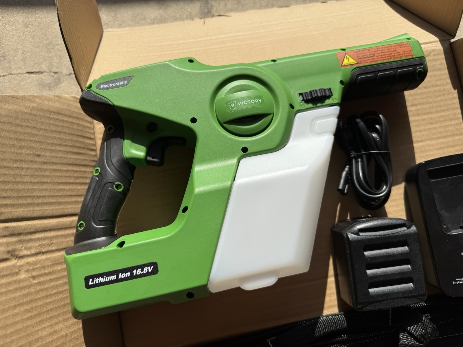 Victory Innovations VP200ESK Electrostatic Sprayer Cordless Disinfectant Gun