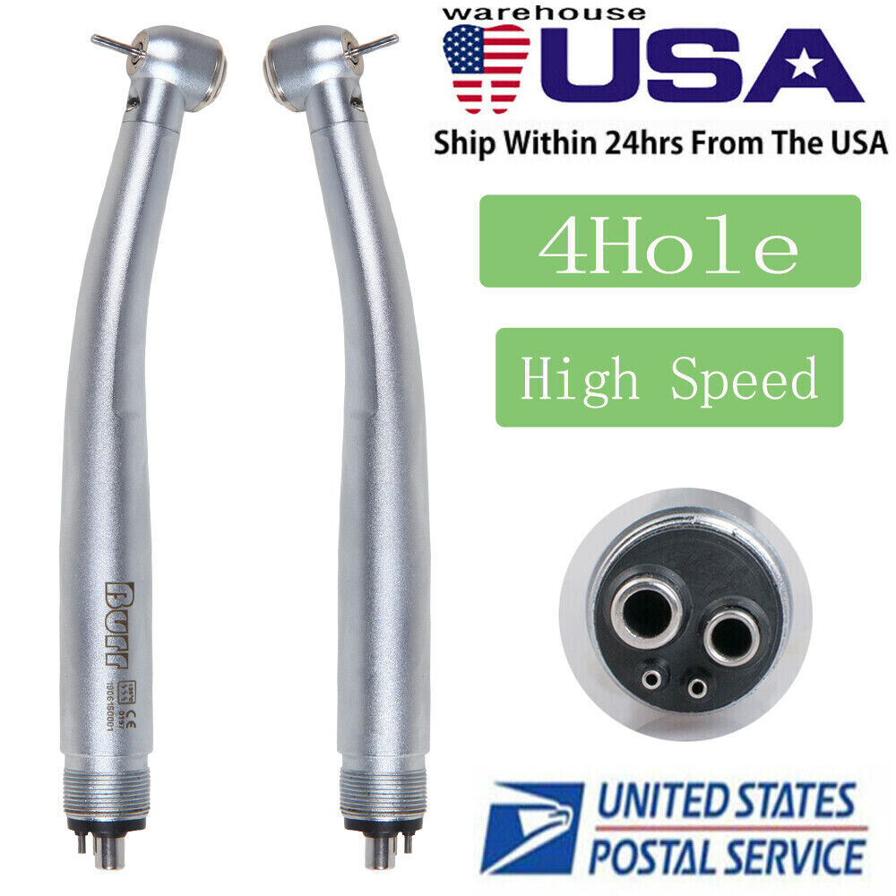 NSK Style Dental LED Fiber Optic E-generator High Speed Handpiece Turbine 4 Hole