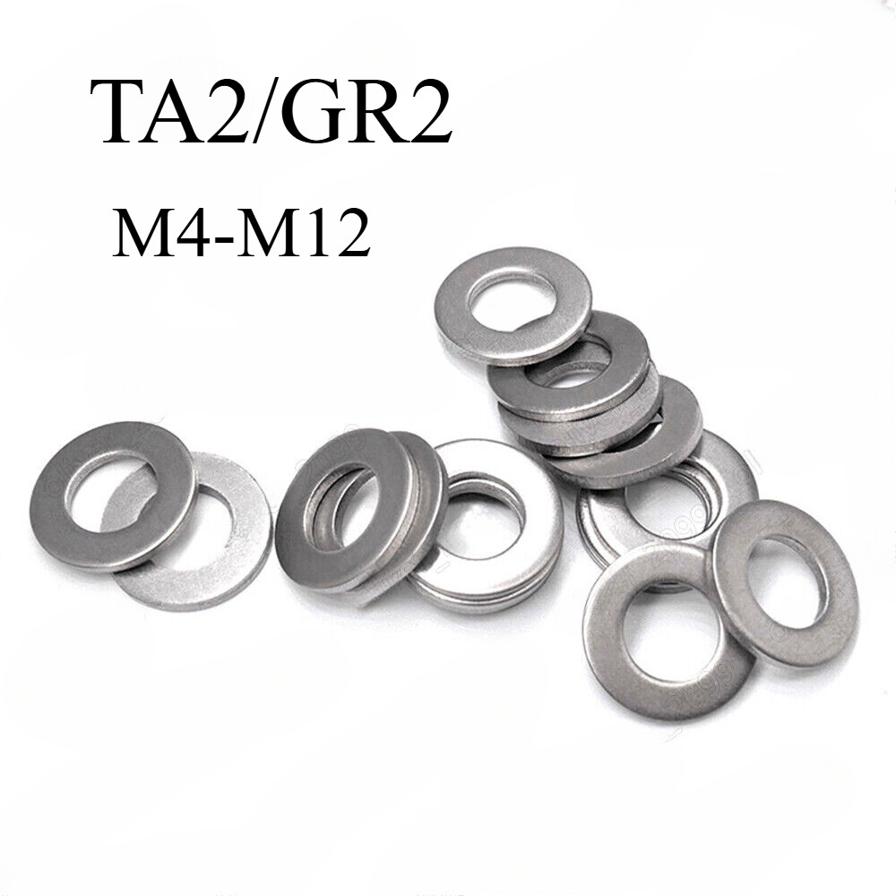 Titanium GR2 Plain Large Size Washers DIN9021