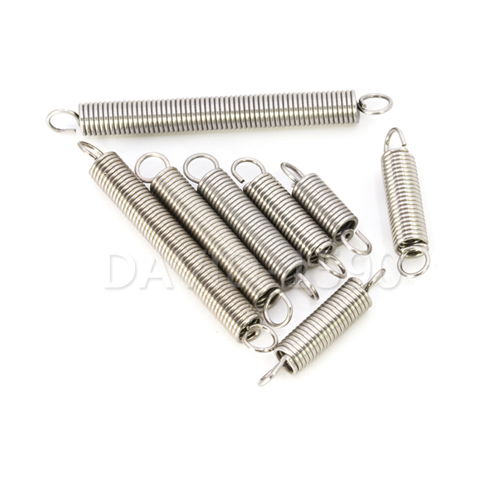 0.5mm Wire Dia. 3/4/5/6mm Outside Dia. Extension Springs 304 Stainless Steel