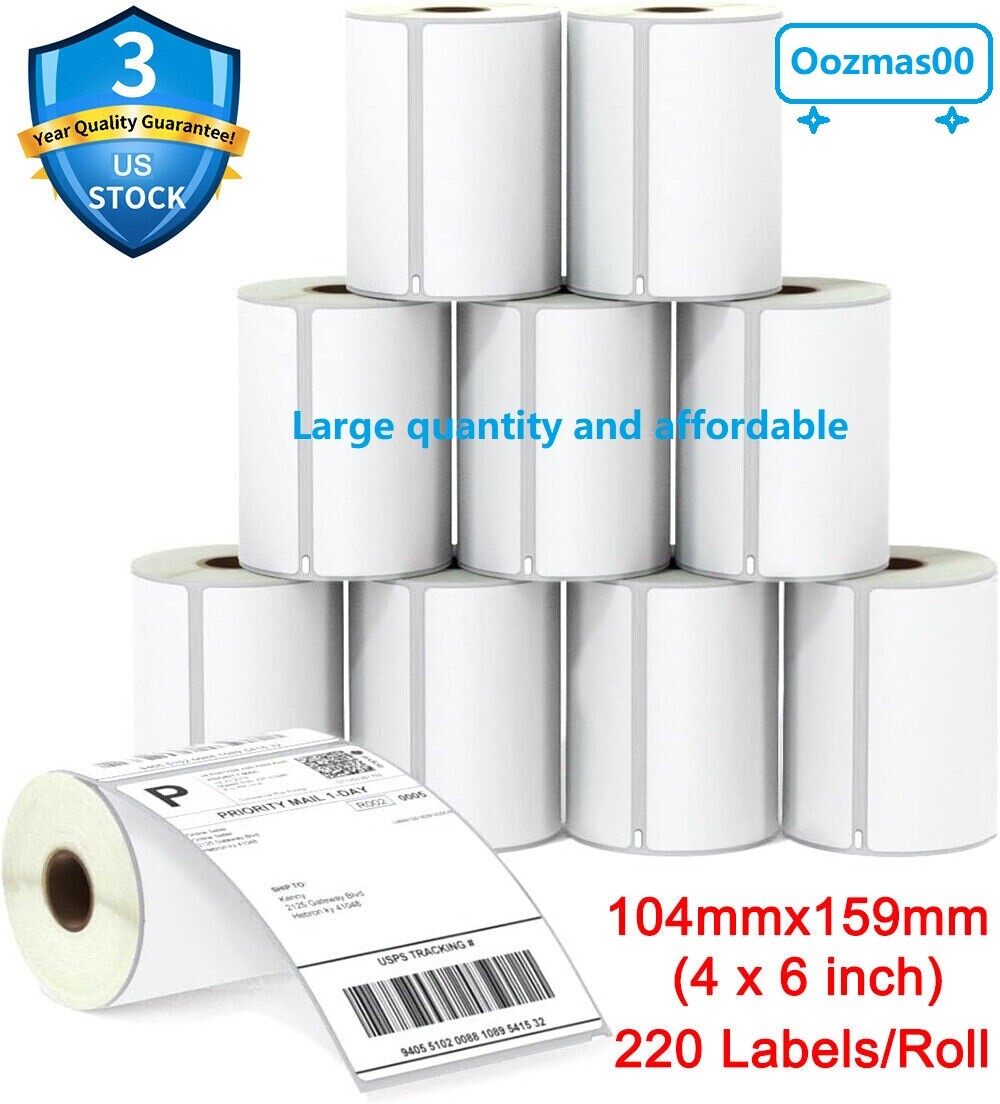 DYMO LW 1744907 4XL 4×6 4″x6″ – (1) to (80) Rolls Shipping Labels – FREE SHIP !