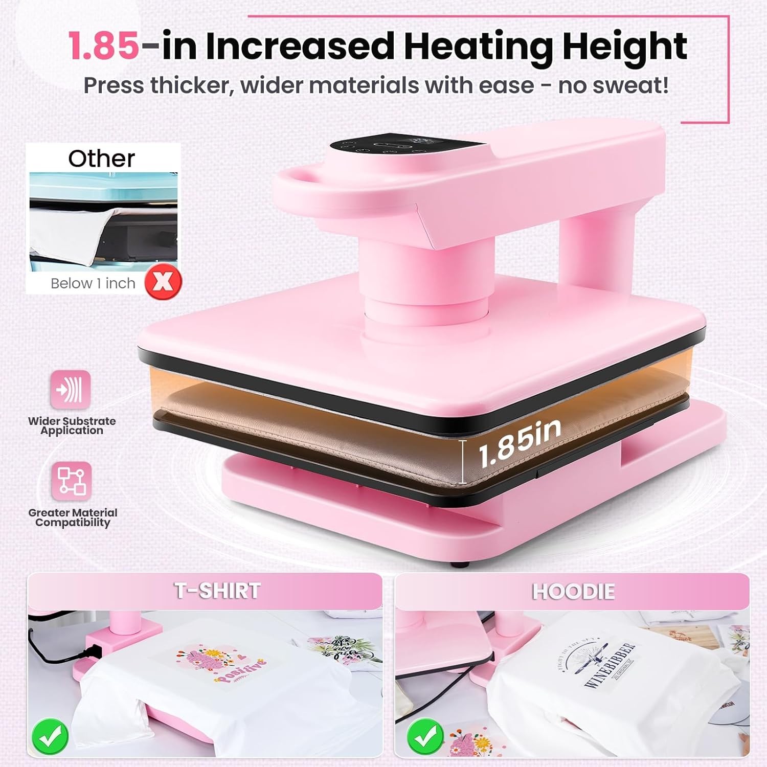 15″x15″ Auto Heat Press Machine Sublimation T-Shirts with Auto Open & Release US
