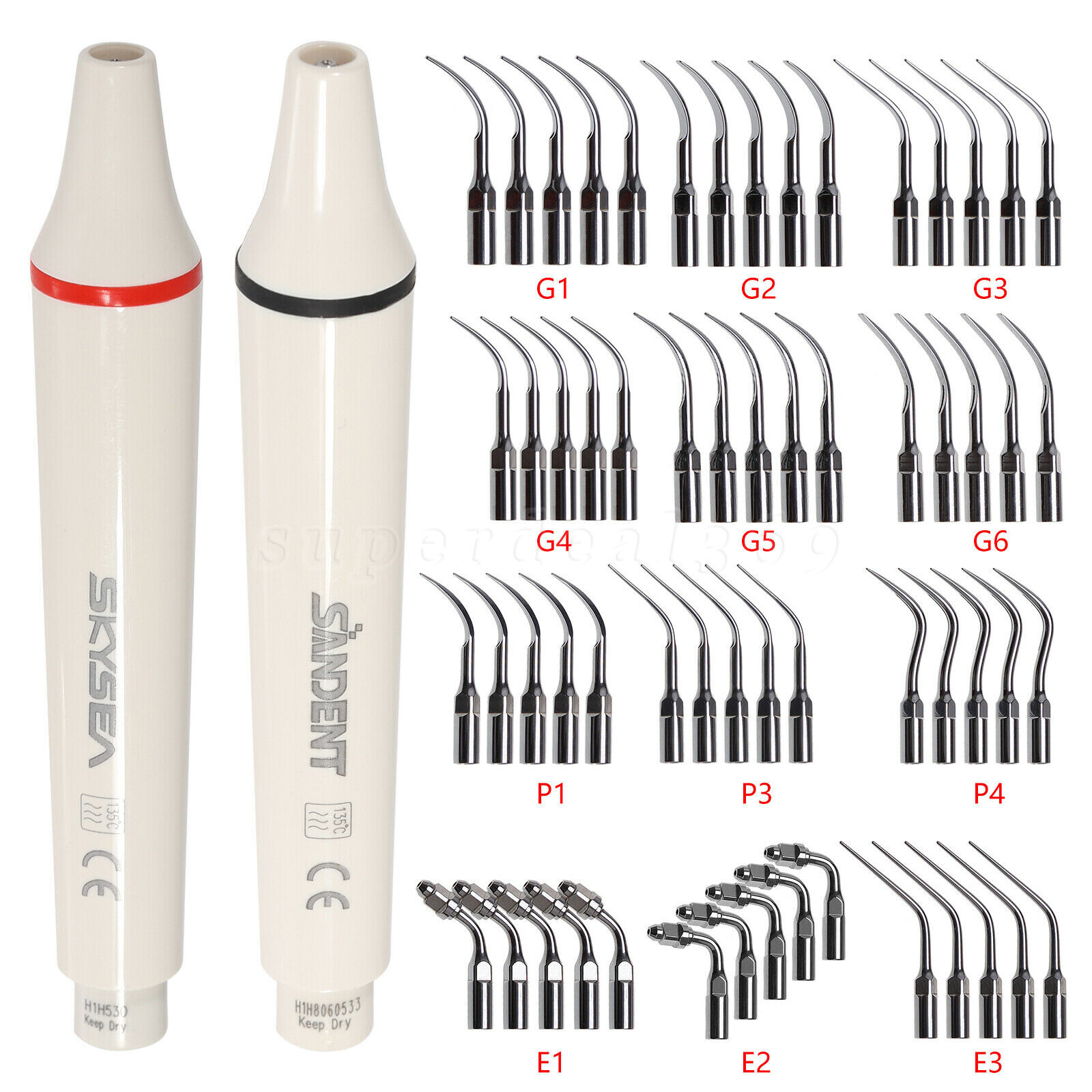 Dental Endo Perio Ultrasonic Scaler Tips Scaling tips Fit Cavitron EMS Handpiece