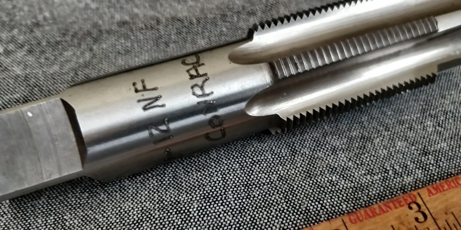 1-1/2″-12 NF tap with pilot WITH PILOT COMRAC