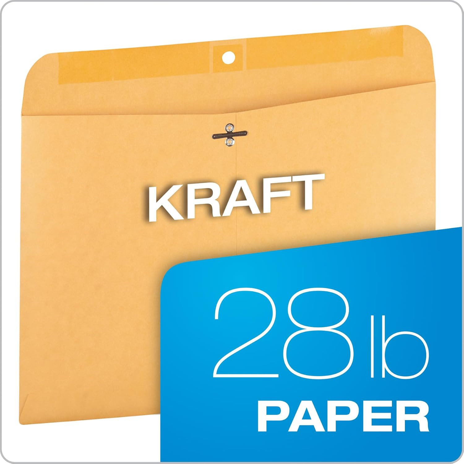 9 X 12 Clasp Envelopes, Deeply Gummed Flaps for Permanent Secure Seal, Great for