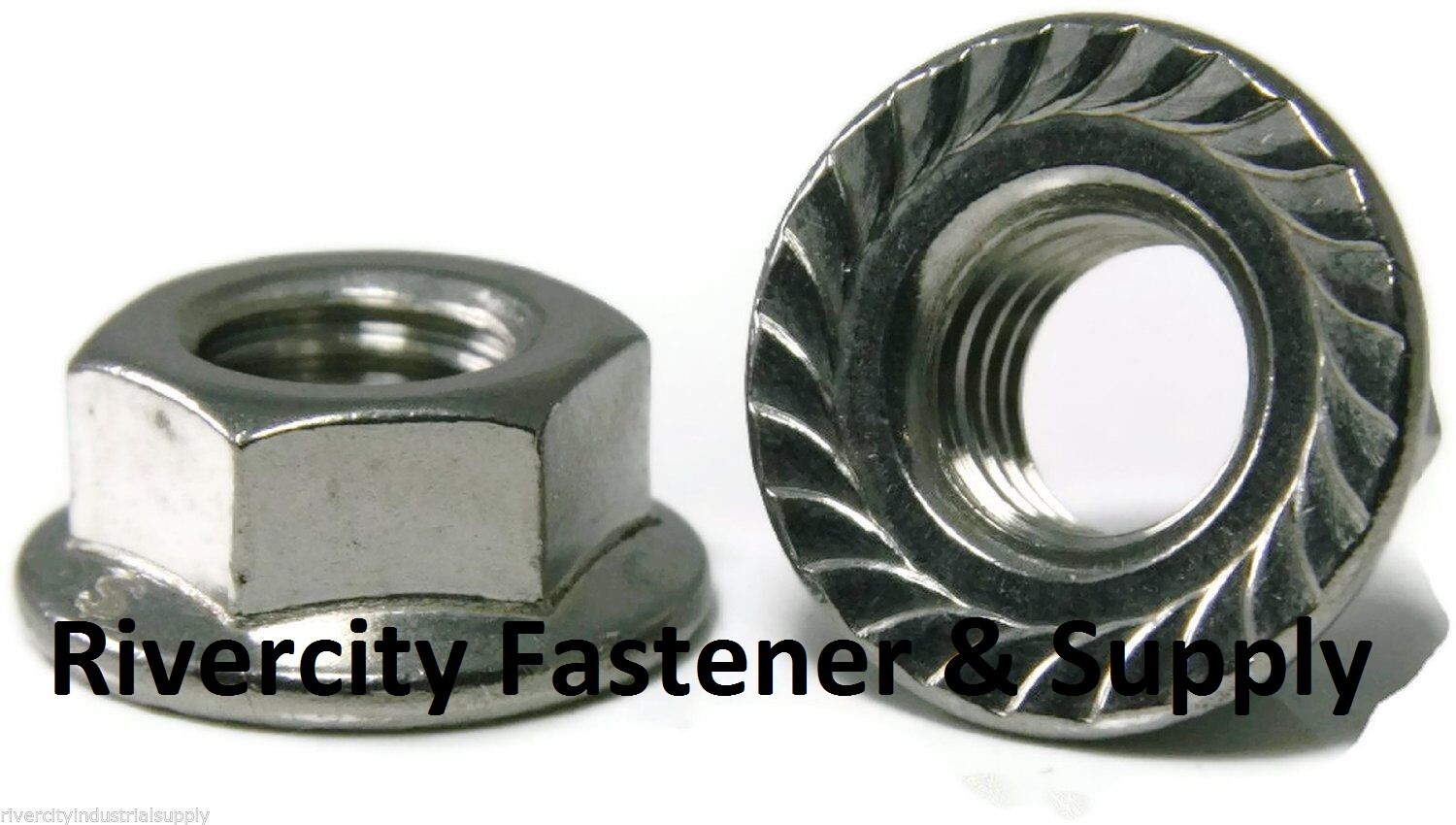 1/4-20 Stainless Hex Serrated Flange Nuts 1/4×20 Nuts 1/4 x 20 Flare Lock Nut