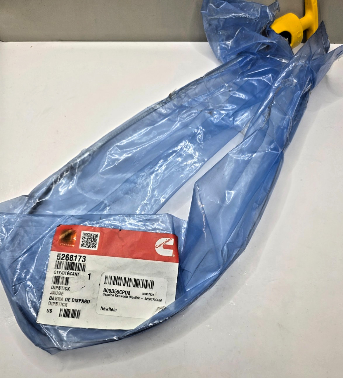 Genuine Kenworth Cummins 6.7L ISB QSB Diesel Engine Oil Dipstick 5268173 5268173