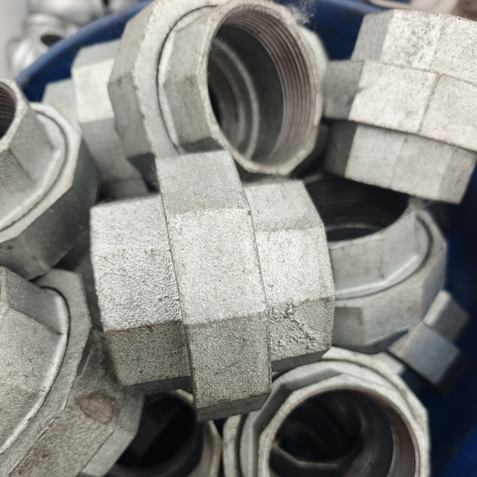 2″ Anvil Threaded Union Pipe Fitting Galvanized Malleable Iron