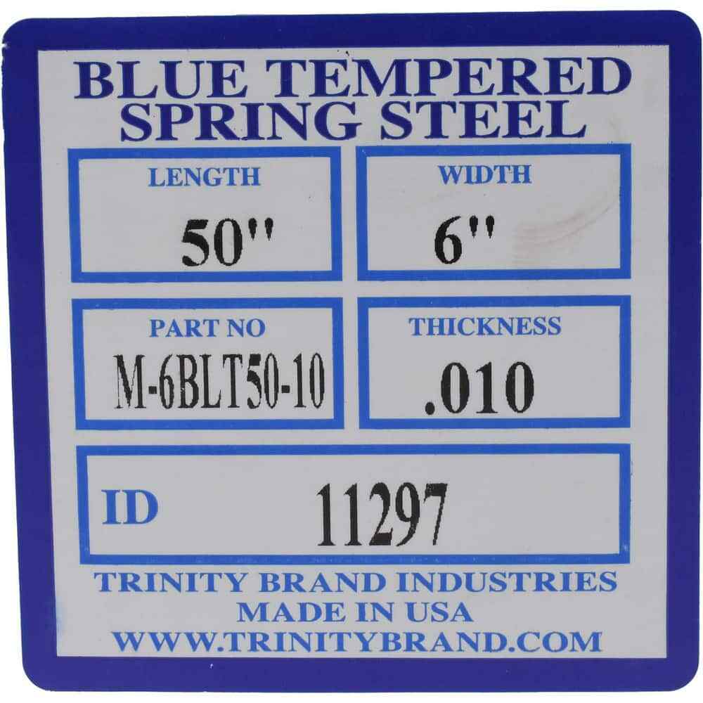 Type 302 Stainless Steel Shim Stock Roll, 6″ Wide x 50″ Long x 0.002″ Thick