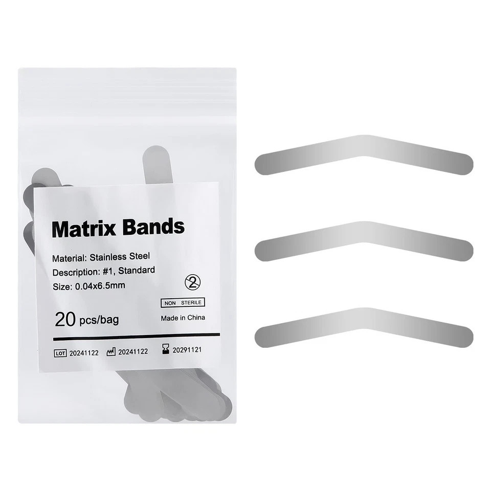 Dental Sectional Contoured Matrices Matrix Bands M2 M3 M4 M5 M6 M7 M8 M9 M10