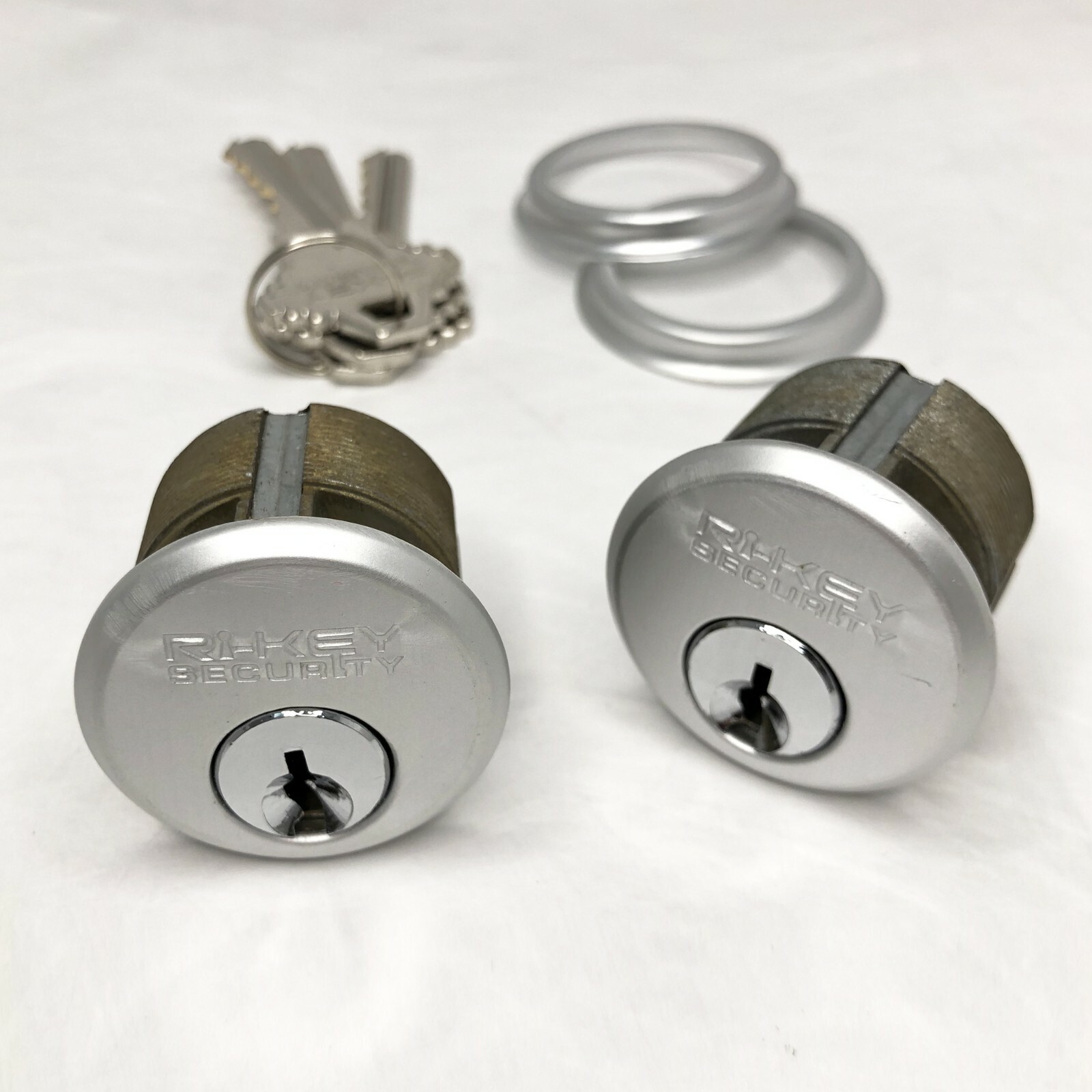 10 New Mortise Lock Cylinders 1″ for Store Front Door Adams Rite All Keyed Alike